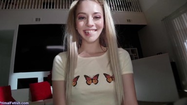Convinced My Innocent Sheltered Sister To Make me Cum Whenever I need it